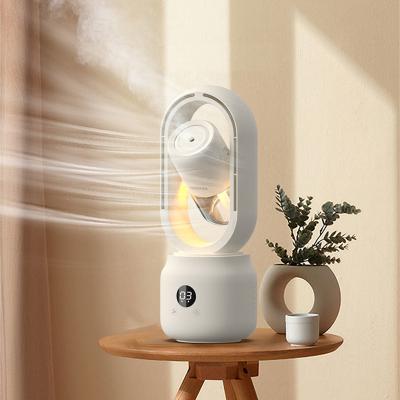 China HOMEFISH 300ml Water Tank 2000mah Rechargeable Room Humidifier Fan Without Vane for sale