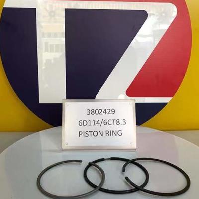 China 6D114 6CT8.3 Diesel Engine Piston Ring 3802429 OEM Standard Size for sale