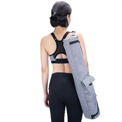 Китай Прочная циновка йоги холста носит сумку/рюкзак йоги с многофункциональными бортовыми карманами продается