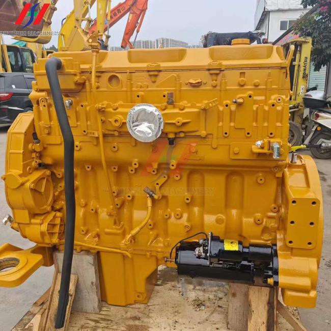 CAT C13 diesel engine front view