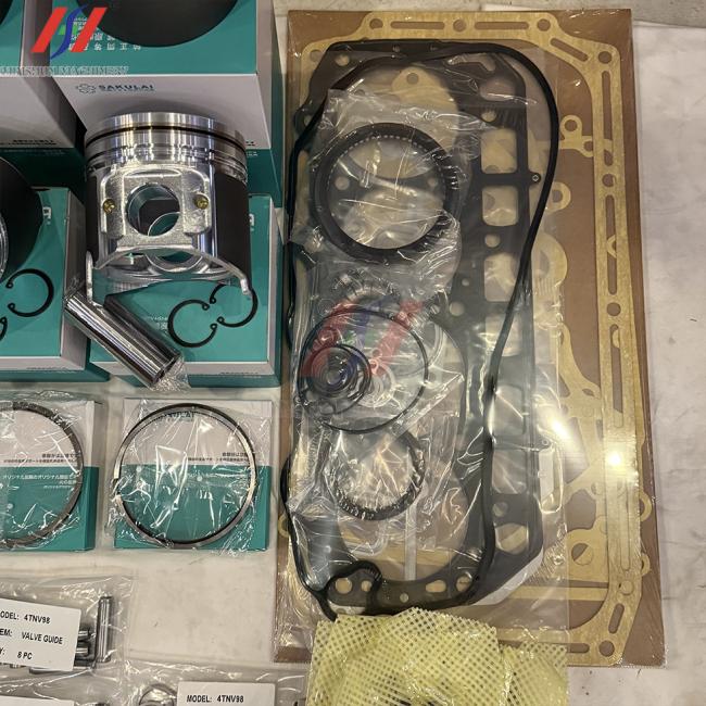 Complete 4TNV98 Engine Overhaul and Rebuild Kit with Gaskets