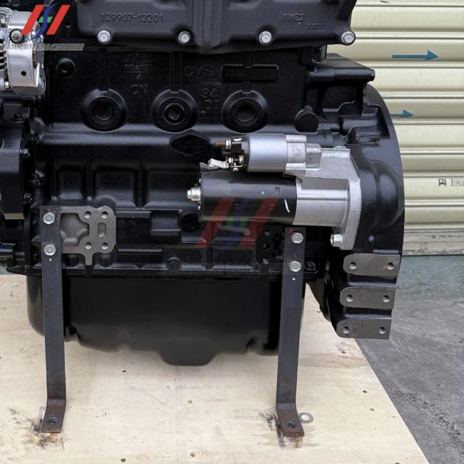 Yanmar engine starting system 129908-77010 starter motor installation location