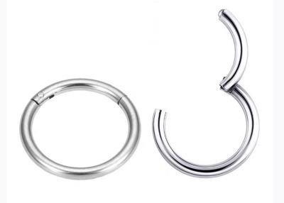 China Periceing White Gold Clicker , 14k Gold Hoop Earrings OEM ODM for Anniversary for sale