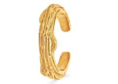 Chine La fourche plaçant l'écorce d'arbre de boucles d'oreille de l'or 9k dénomment la taille de 9mm 8mm 7mm à vendre