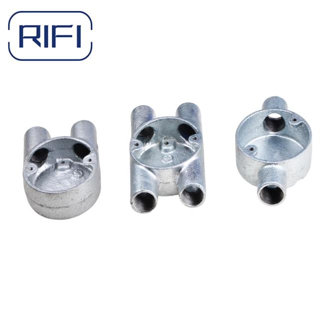 BS4568 Gi Electrical Conduit Pipe Hot DIP Galvanized Normal Bend Solid Elbow Bend