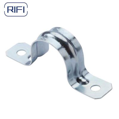 China Hot DIP Galvanized EMT Conduit Fittings 4 Inch Galvanised Pipe Saddle Clamps for sale