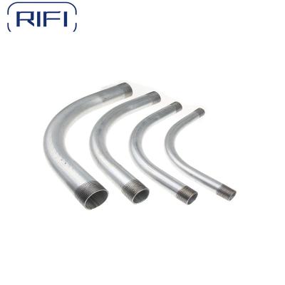 China 4 Inch IMC Conduit Pipe Galvanized Conduit Fittings Steel Conduit Elbow for sale