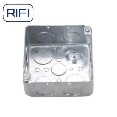 China Caja Registro 4X4 Square Electrical Conduit Junction Box Electrical Wall Box for sale