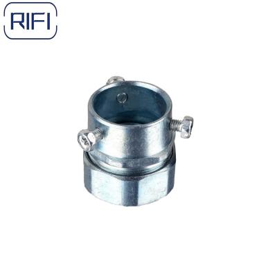 China Zinc Flexible Conduit Adaptor DKJ Flex To Steel Pipe Adaptor 3/8