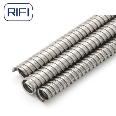 China Metallic FMC Electrical Flexible Conduit And Fittings Strong Connection for sale