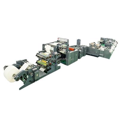 China 24 Hour LD-GNB670 Z Type Fully Automatic Cold Glue Taped Notebook Making Machine for sale