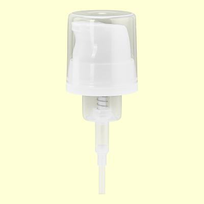 China Screw On 30-410 Closure Type Hand Care Made of PET Material  White with Transparent overcap à venda