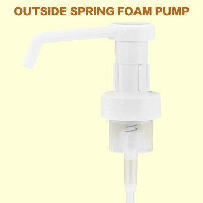 China Plastic Hand Lotion Pump 40-410 with Screw On Closure and Non-Slip Base Long Mouth for sale