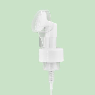 China Steady Structure Foam Bottle Pump with Transparent Pump Tube Silicone brush Gasket 1.5MM for sale