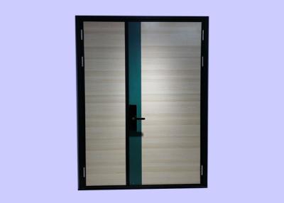 China 1 Hour Fire Rating Wood Fire Doors With Steel Frame For Apartment/ White Maple Veneer Finish for sale
