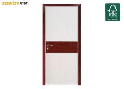 China Honeycomb Paper Filled Melamine Finish Pine Wood Doors for sale