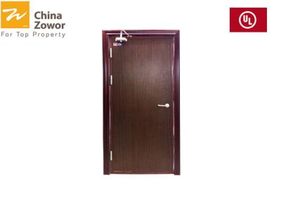 China 20 Mins 60 Minutes Hotel Wood Fire Door With Steel Frame UL Listed for sale