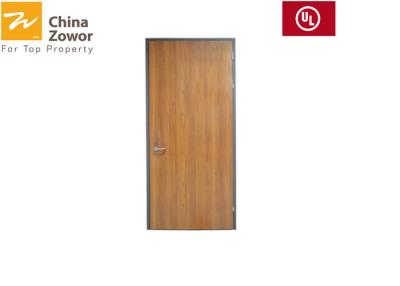 China Single Leaf Wooden Fire Doors For Hotel With Acoustic Function/ HPL Finish/ Size 3' X 7' for sale