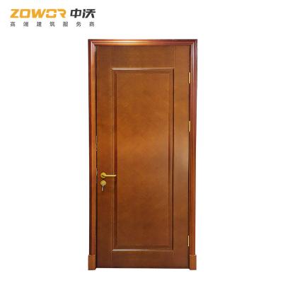 China Puerta cortafuego de madera de la mano izquierda FD30 del final de grano de la nuez/40 milímetros de puerta cortafuego de media hora en venta