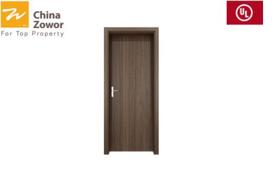 China Plywood Fire Door With Steel Frame/60 min Fire Rating/ 45 mm Thick/ Opening Force 60N for sale