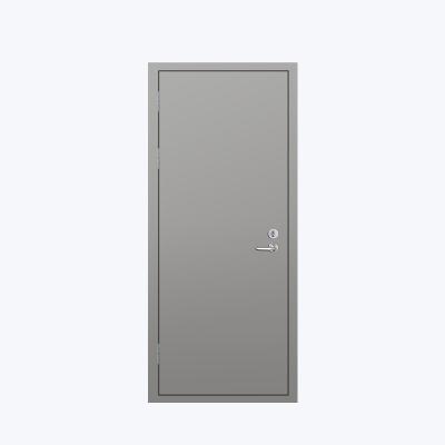 China Double Swing Steel Fire Exit Doors With Vision Panel / Honeycomb Paper Core for sale