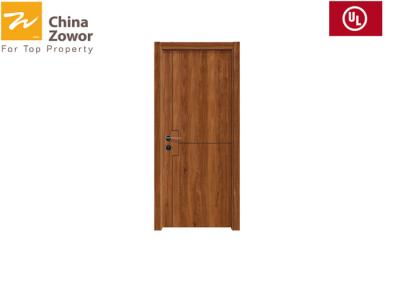 China Double Leaf Right Active Half Hour Fire Door For Interior Room/ Red Color/ Melamine Finish for sale