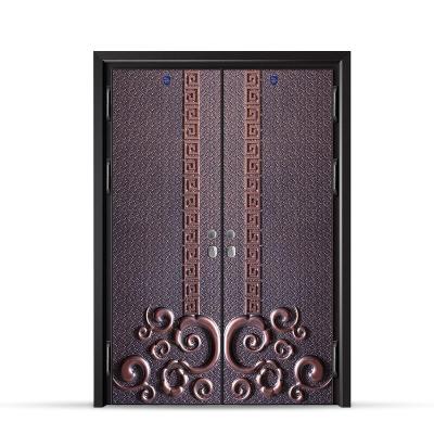 中国 贅沢で主要な前部外部ドアの設計アルミニウム ドア120/150分 販売のため