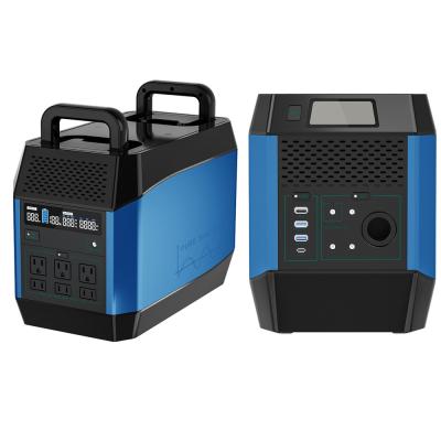 China 1000w portable power station electric generator silent station for home emergency for sale