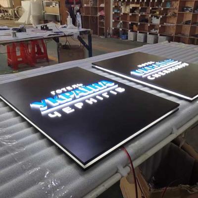 China Mini Front Lit SMD2835 LED Acrylic Letters Sign Board Eco Friendly for sale