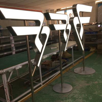 China SMD5050 Led Acrylic 3D Letter Sign Freestanding 50000 Hours Working for sale