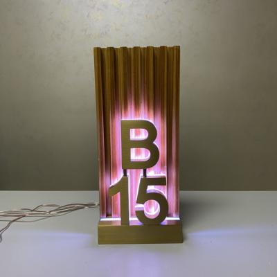 China Led Backlit Light Up House Number Signs Highspan For Apartment Offices for sale