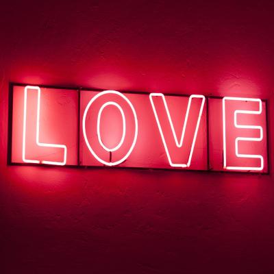 China 8-10mm Dia Tube Light Up Neon Letters Wedding Love Highspan for sale