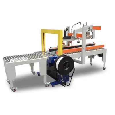 China Auto Carton Folding Sealing Strapping Machine 430KG For Streamlined Production for sale