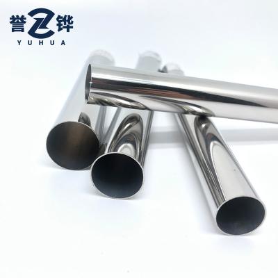 China SS304 SS316L 20MM SS Round Tube 409 Stainless Steel Exhaust Pipe 3.5IN 85IN for sale