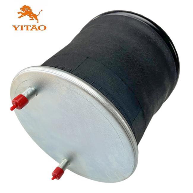 Real photo of W01-358-8050 truck air spring showing complete assembly