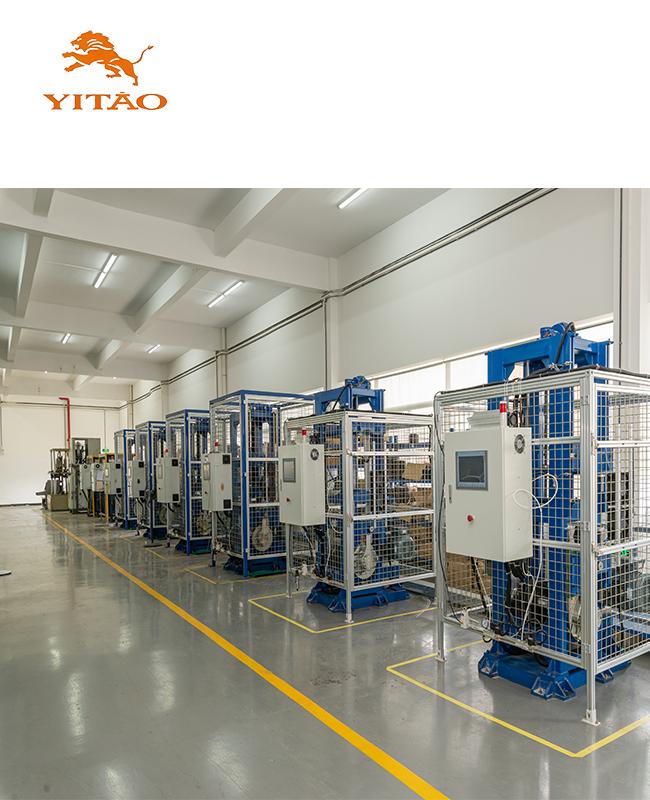 Assembly line operations for truck air springs