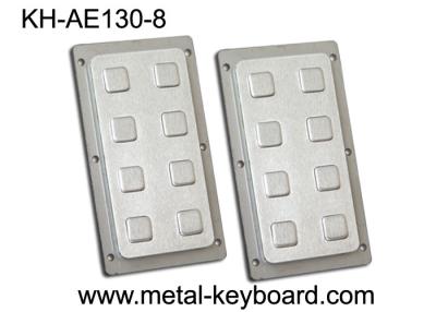 China 8 Keys Stainless Steel Keyboard Number Functional Keypad For Industrial Control Platform for sale