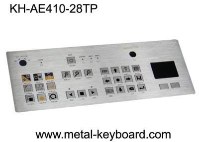 China Waterproof SS Industrial Metal Keyboard With Touchpad , Rated Colorful Image Of Keys for sale