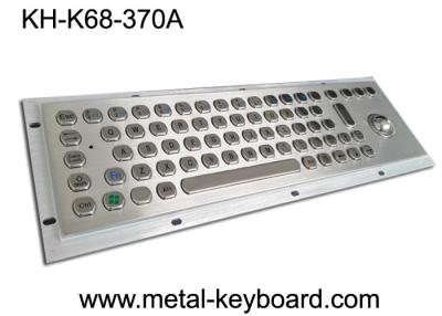 China Ruggedized Industrial Keyboard with Trackball , SS Stainless Steel Keyboard for sale