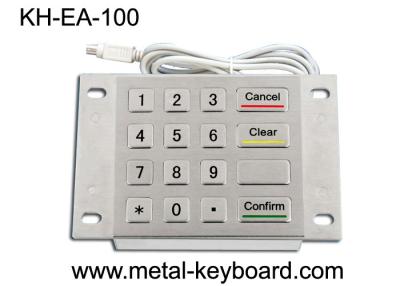 China 4X4 Matrix SS Metal Keypad Rugged R232 Rugged For Bank Kiosk for sale