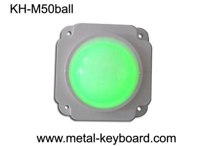 中国 50のMMの機械樹脂のトラックボール/バックライトを当てられたトラックボール ポインティング デバイス 販売のため