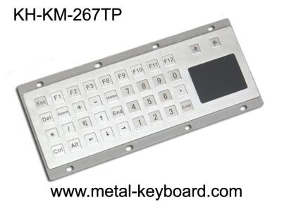 China Industrial Metal Panel Mount Keyboard with Touch pad , Ruggedized Keyboard for sale