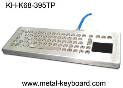 China Stainless Steel Desktop Industrial Mechanical Keyboard with Touchpad Rugged for sale