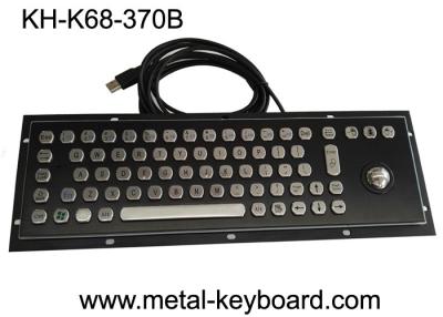 China IP65 Win10 Stainless Steel Computer Keyboard With Laser Trackball for sale