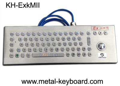 China Material de aço inoxidável do teclado áspero EX do ibIIB T6 com rato do Trackball à venda