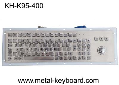 China IP65 Panel Mount SS Metal Keyboard With Trackball for sale