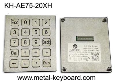 China 20 Keys Matrix Vandal Proof Panel Mount Keypad for sale