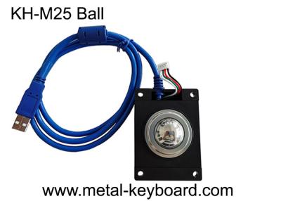 中国 25mmの球IP65 SSの産業トラックボール マウスPS2 USBのトラックボール マウス 販売のため
