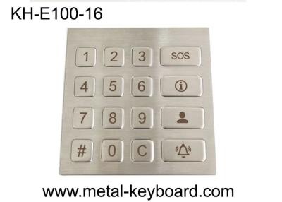 China Kiosk Metal PinPad with Water - Proof Vandal resistant Keypad for sale