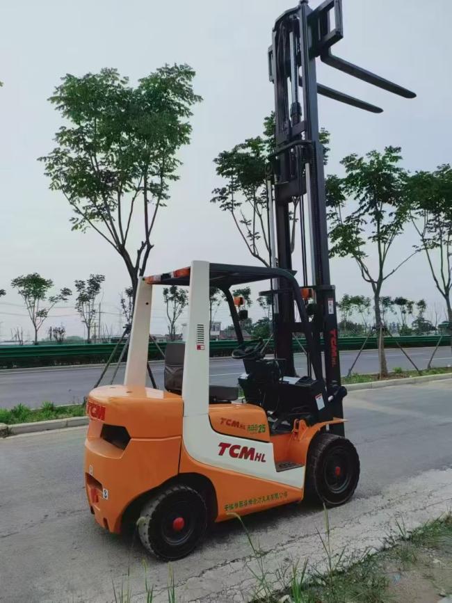 Used Heli 3.5-ton diesel forklift detail view